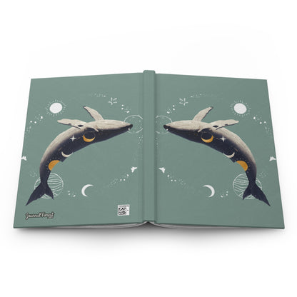 Celestial Whale  | Hardcover Journal - Durable Quality Notebook