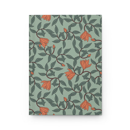 Boho Chic Golden Bloom | Premium | Hardcover Journal Matte