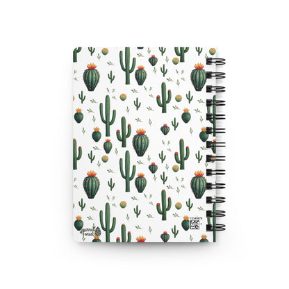 Desert Dreams - Cactus Pattern | Spiral Bound Journal | Made In The USA