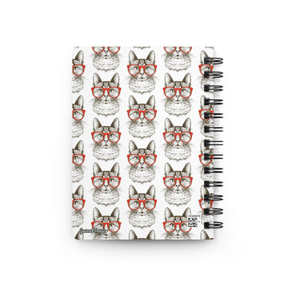 The Purr-fessor | Spiral Bound Journal | Made In The USA