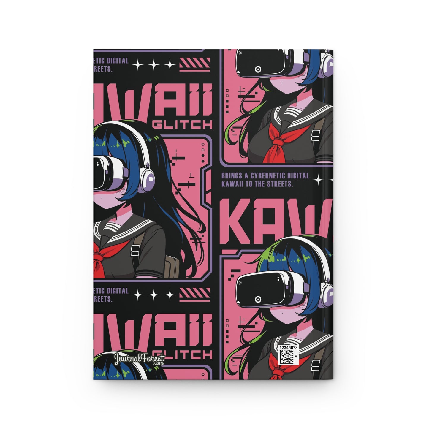 Anime Dreams: Kawaii Glitch | Premium | Hardcover Journal Matte