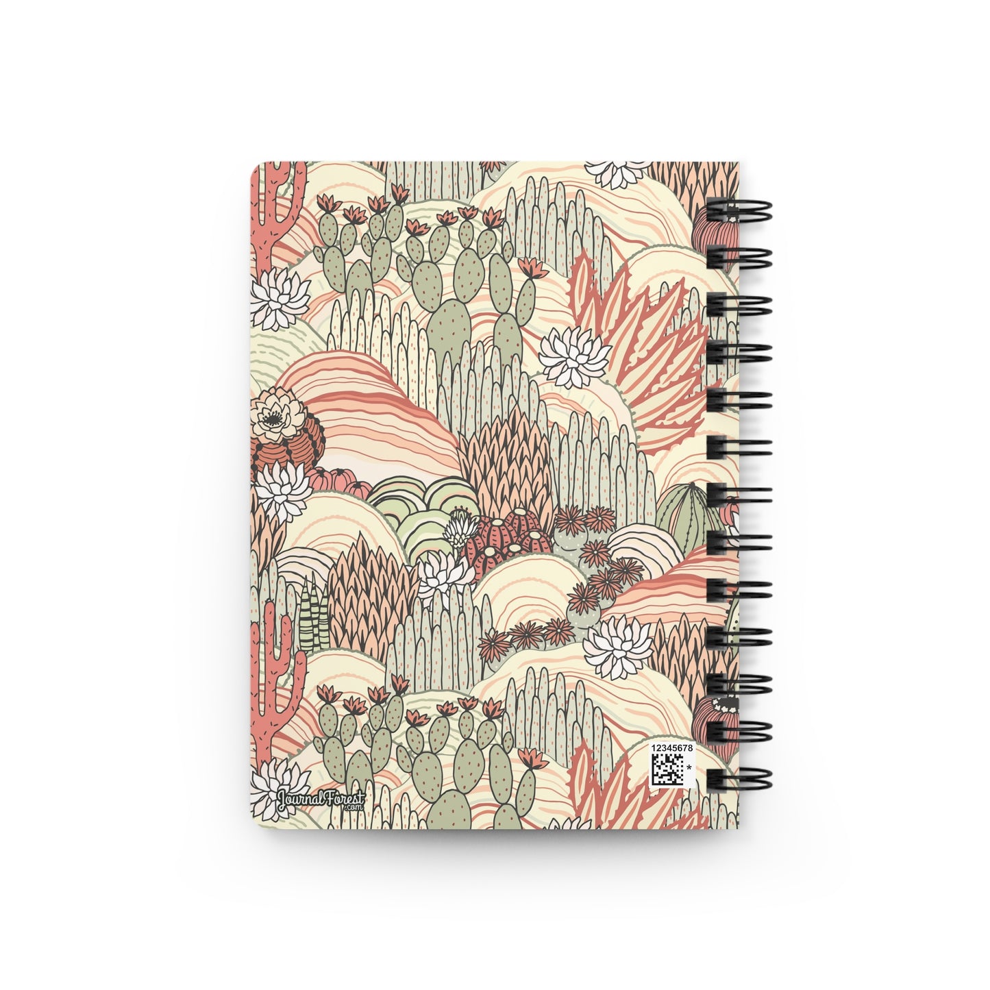 Tucson Cactus Desert  | Spiral Bound Journal | Made In The USA