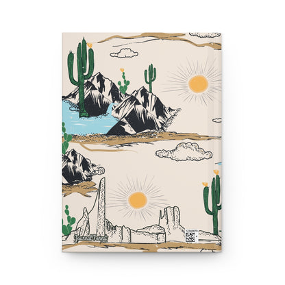 Western Desert Horizon  | Hardcover Journal - Durable Quality Notebook