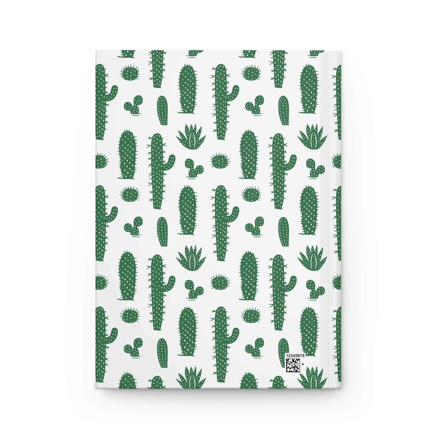 Green Horizon Cactus Notebook  | Premium | Hardcover Journal Matte