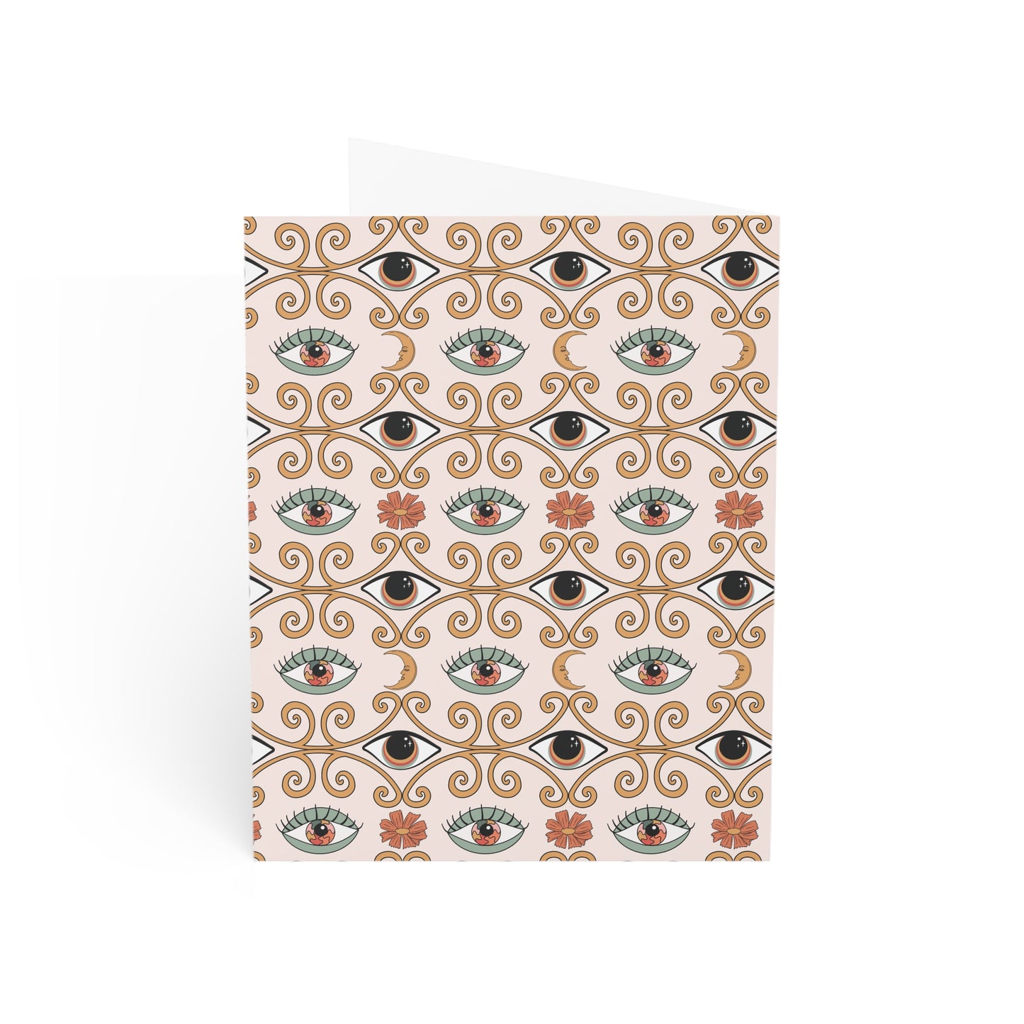 Boho-Chic All Seeing Eye Lost in New Orleans Greeting Cards Set - 10pc