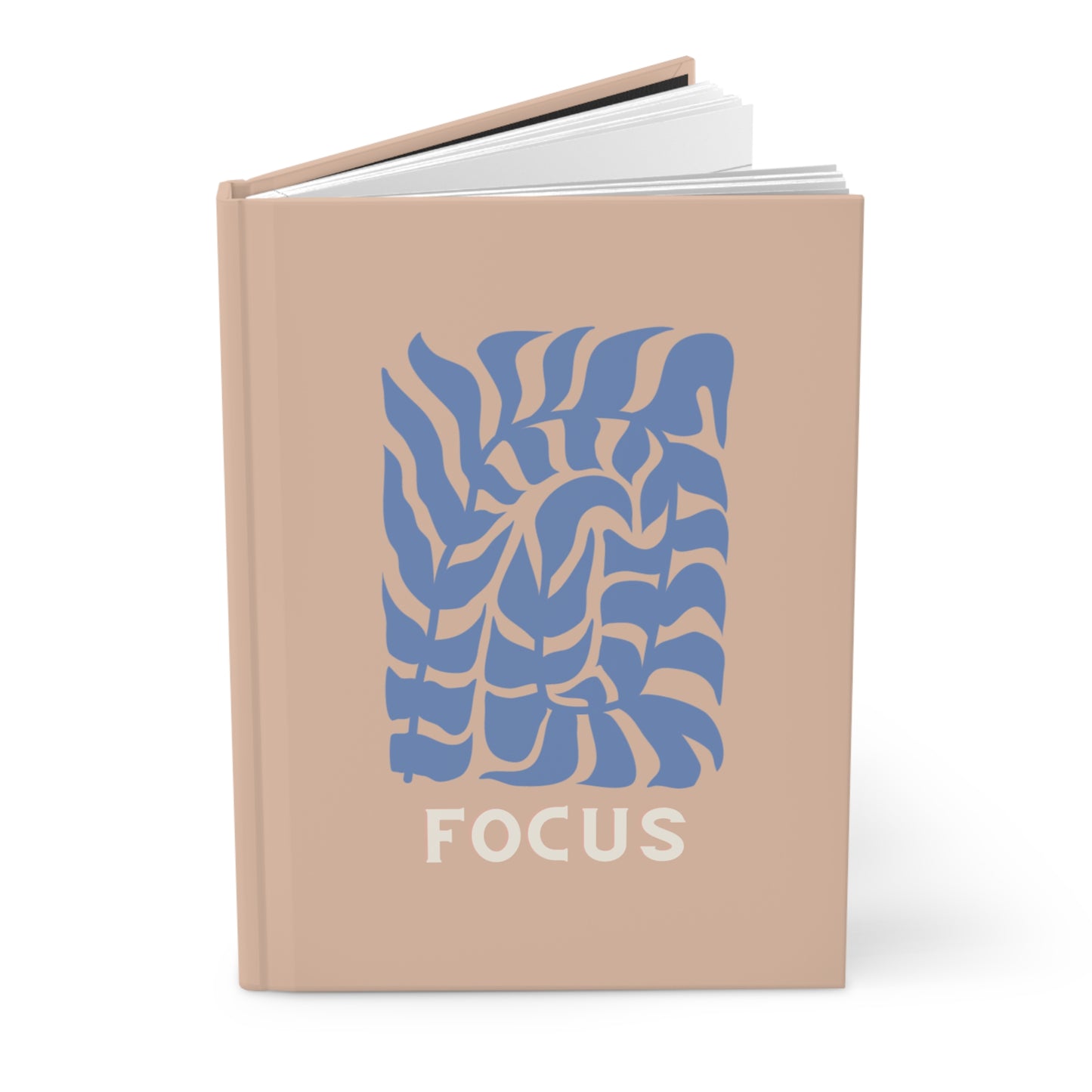 Focus Collection - Blue Ferns | Premium | Hardcover Journal Matte