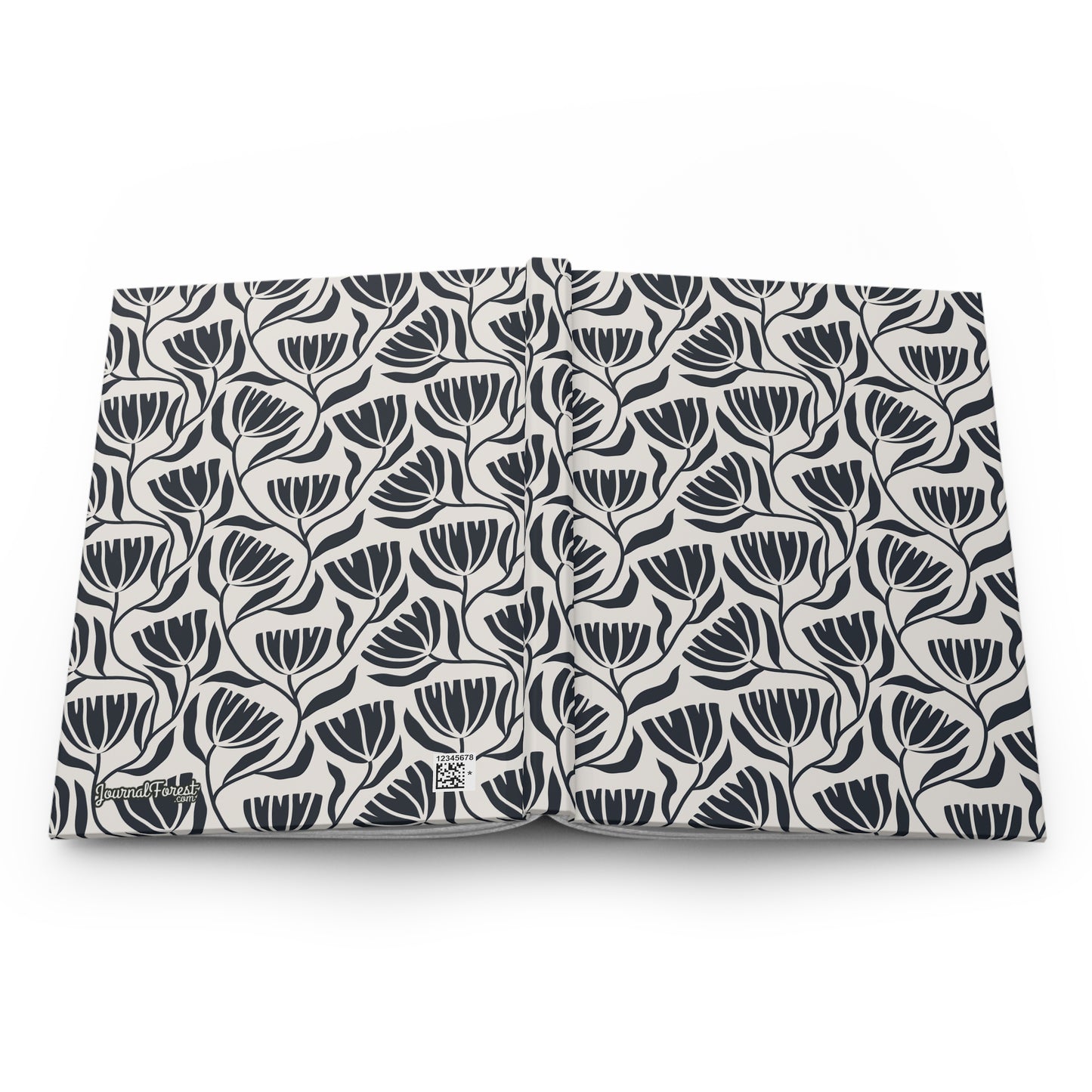 Minimalist Floral Blossoms  | Hardcover Journal - Durable Quality Notebook