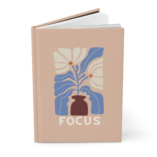 Focus Collection - Flower In Vase | Premium | Hardcover Journal Matte