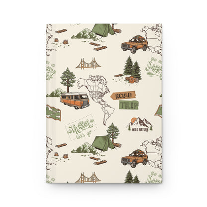 Wanderlust Adventures  | Hardcover Journal - Durable Quality Notebook