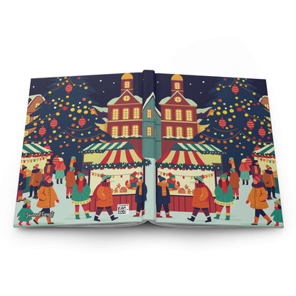 Holiday Village | Premium | Hardcover Journal - Durable Quality Notebook