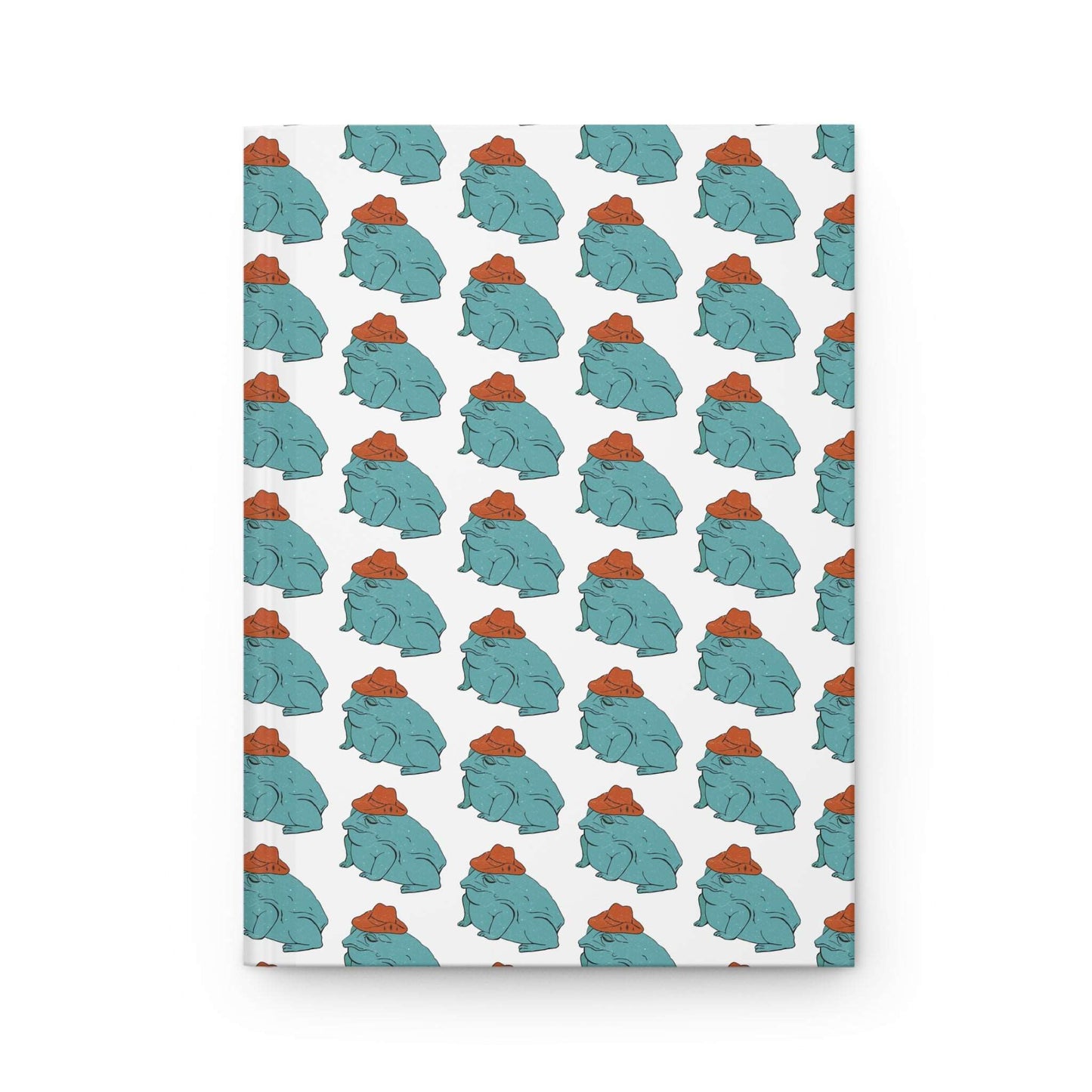 Cowboy Toad Pattern | Hardcover Journal - Durable Quality Notebook