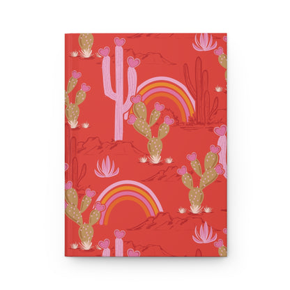 Vibrant Desert Rainbow Notebook | Premium | Hardcover Journal Matte