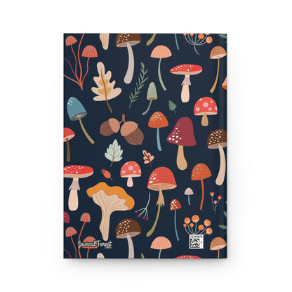 Forest Whimsy Mushroom Kingdom  | Hardcover Journal - Durable Quality Notebook