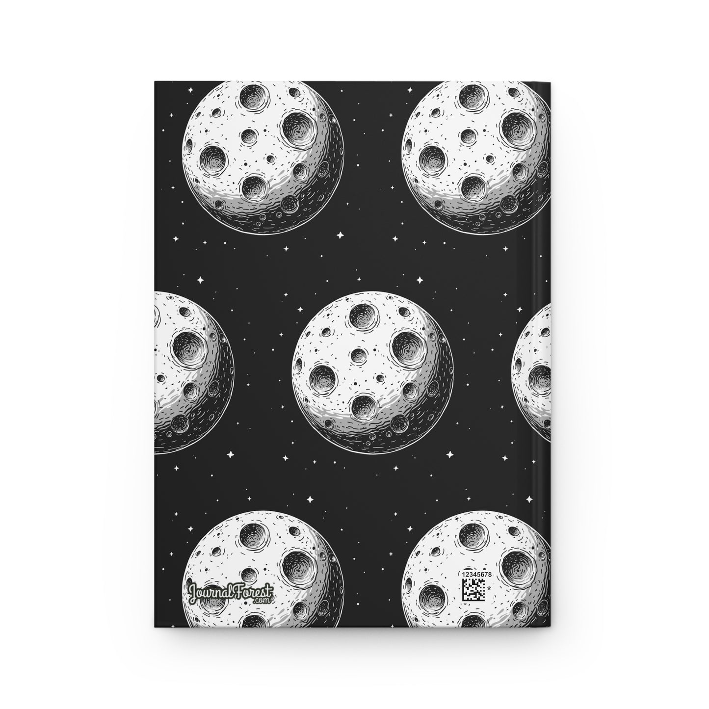 Lunar Moon Elegance  | Hardcover Journal - Durable Quality Notebook