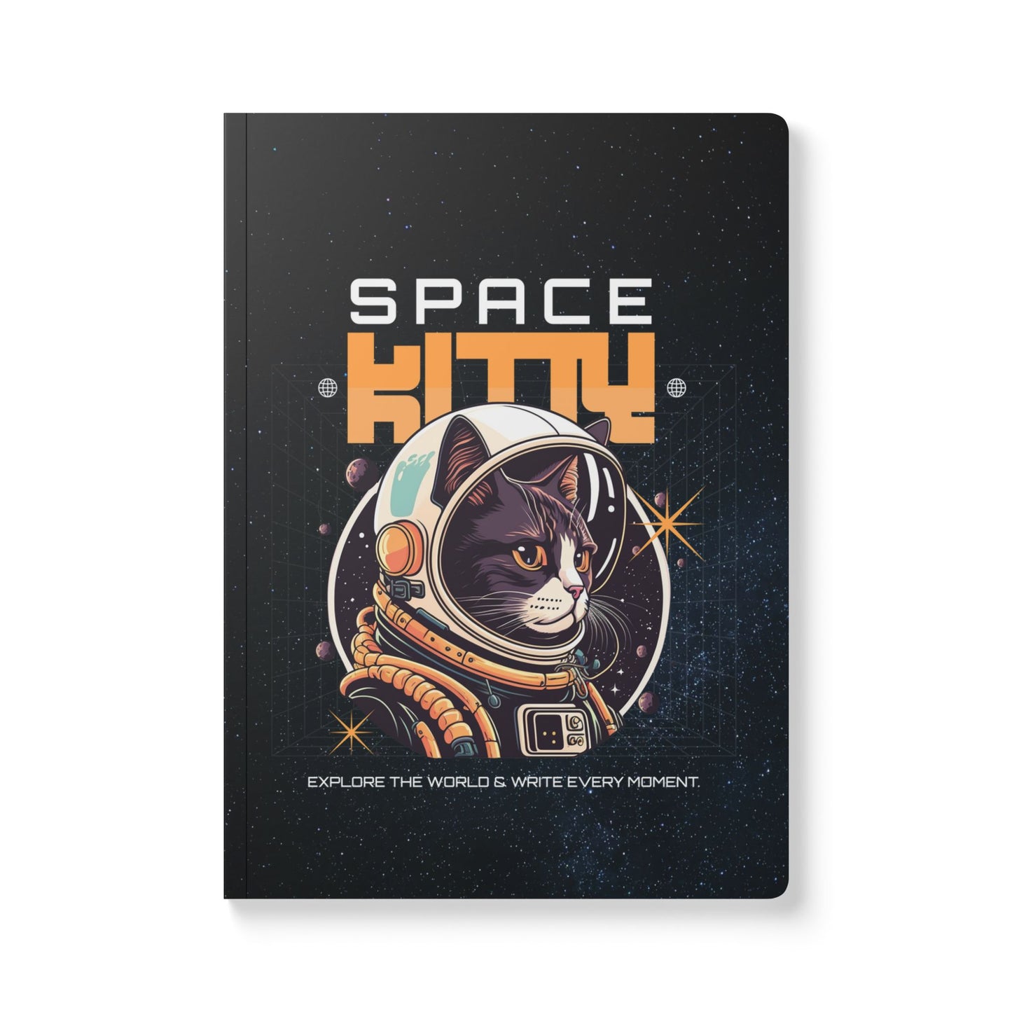 Space Kitty | Softcover Premium Journal Notebook