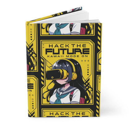 Anime Dreams: Kawaii Hacker Girl | Premium | Hardcover Journal Matte