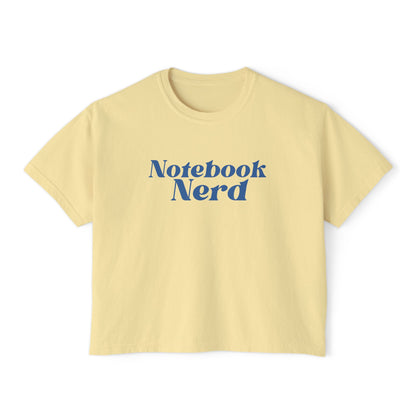 Notebook Nerd Oversized T-Shirt – Cute Journaling & Writing Apparel