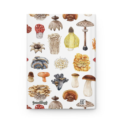 Enchanted Forest of Mushrooms | Premium | Hardcover Journal Matte