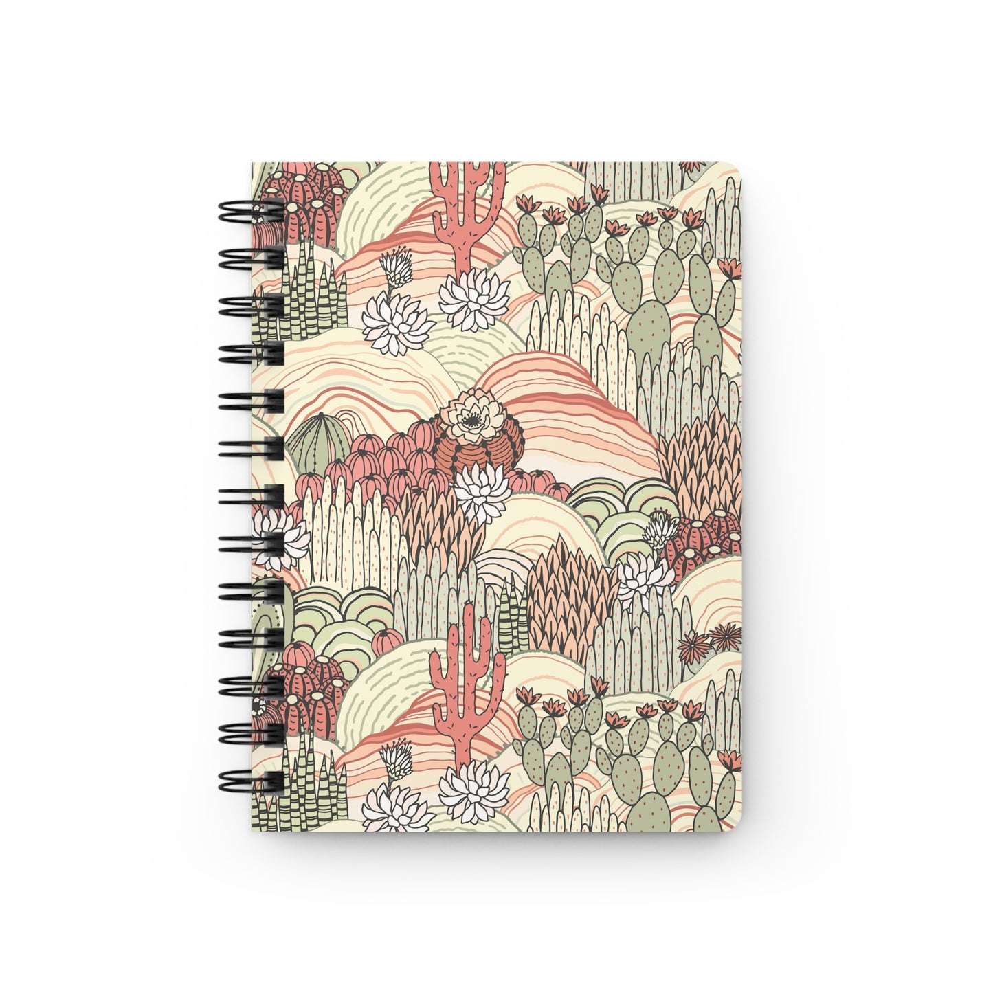 Tucson Cactus Desert  | Spiral Bound Journal | Made In The USA