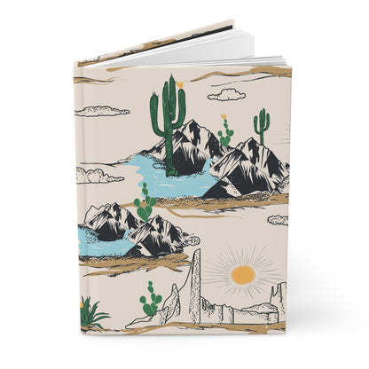 Western Desert Horizon  | Hardcover Journal - Durable Quality Notebook