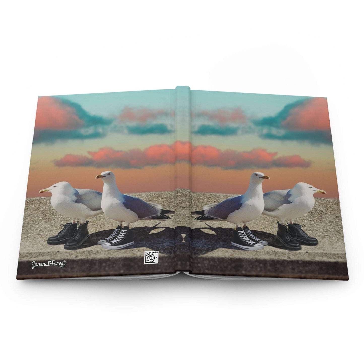 Shoed Seagull Gang | Hardcover Journal - Durable Quality Notebook