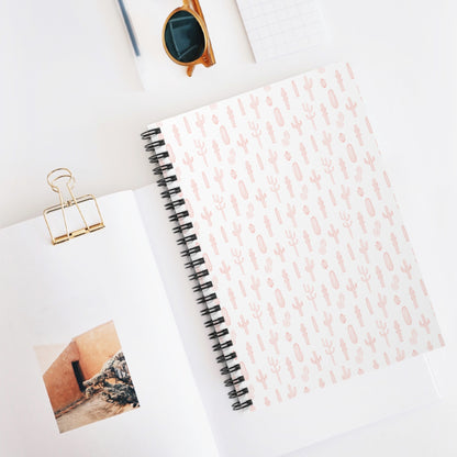 Blushing Desert Cactus | Spiral Bound Journal