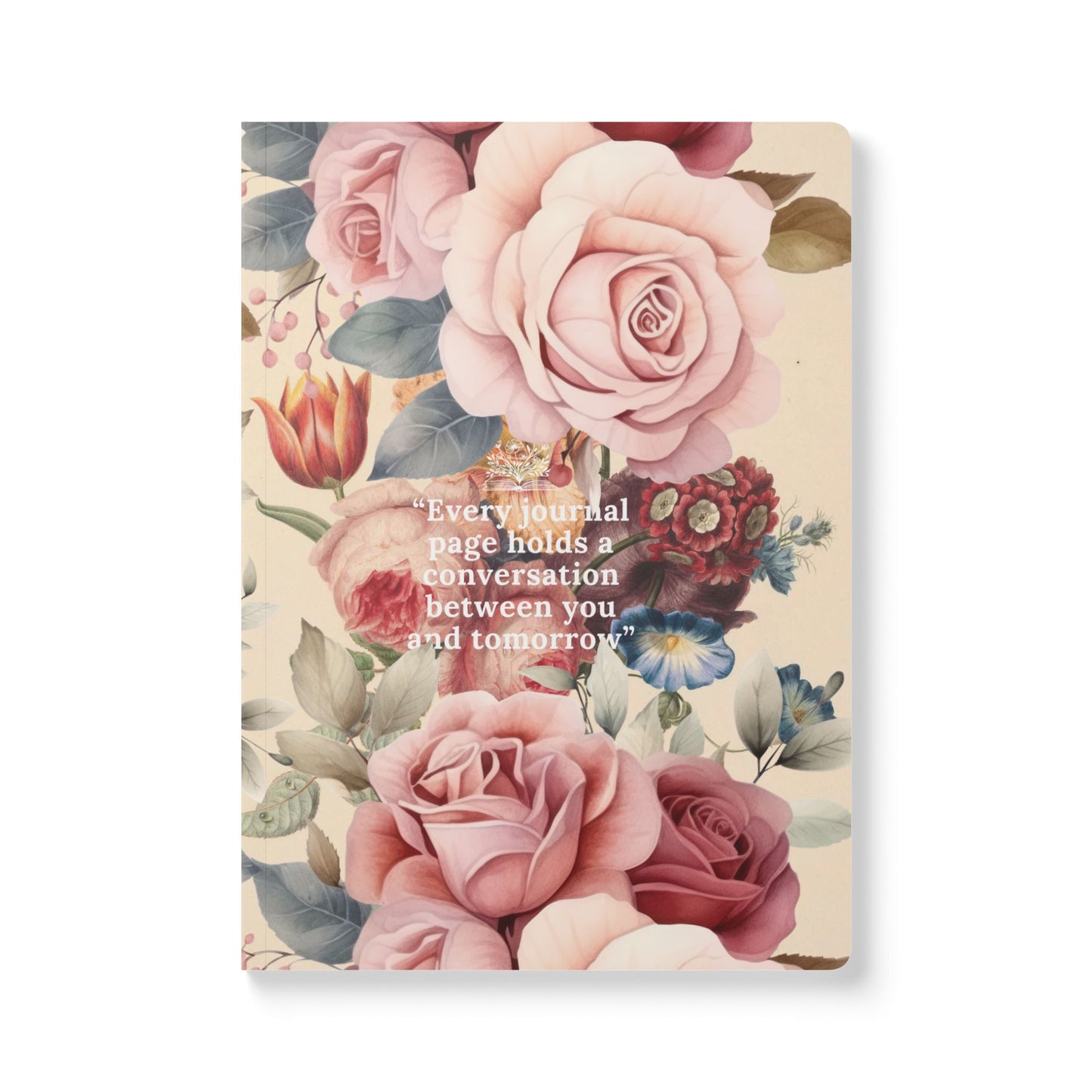 Conversations with Tomorrow: Vintage Floral  | Softcover Premium Journal Notebook