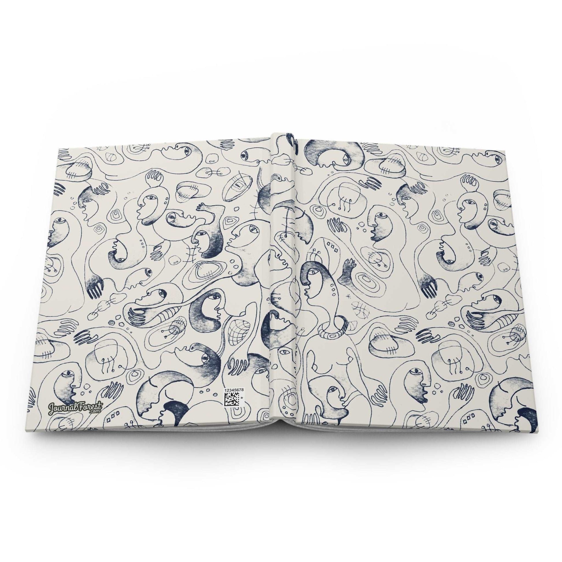 Whimsical Reflections | Premium | Hardcover Journal - Durable Quality Notebook