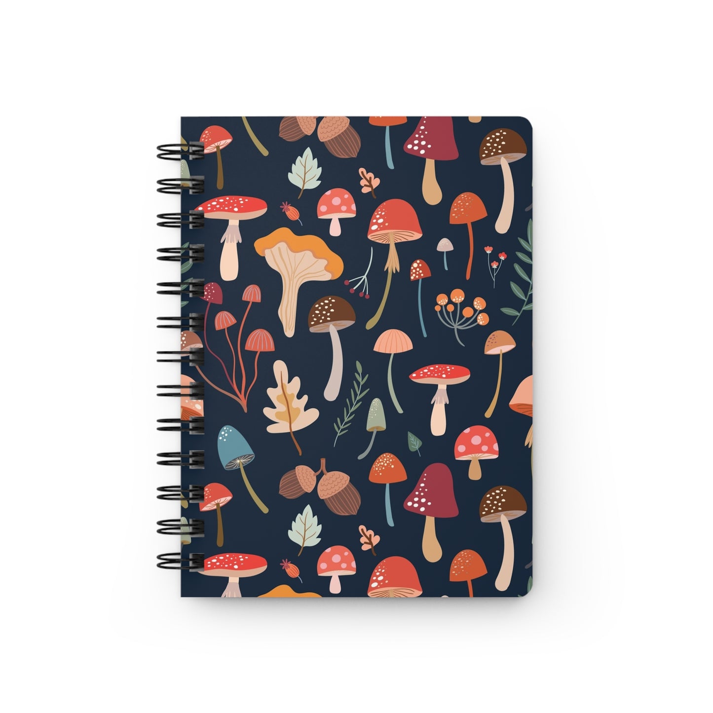 Forest Whimsy Mushroom Kingdom | Spiral Bound Journal | Made In The USA