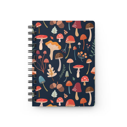 Forest Whimsy Mushroom Kingdom | Spiral Bound Journal | Made In The USA