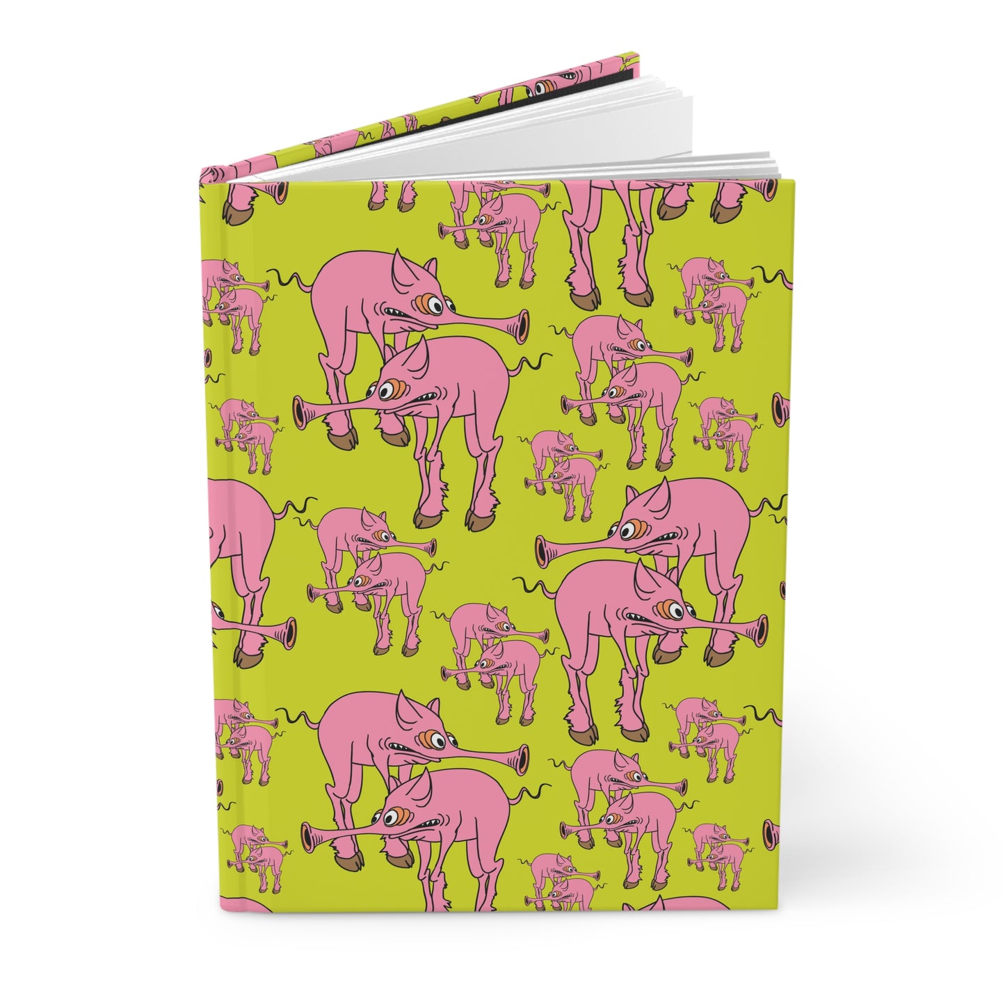 Quirky Pig Parade | Hardcover Journal - Durable Quality Notebook