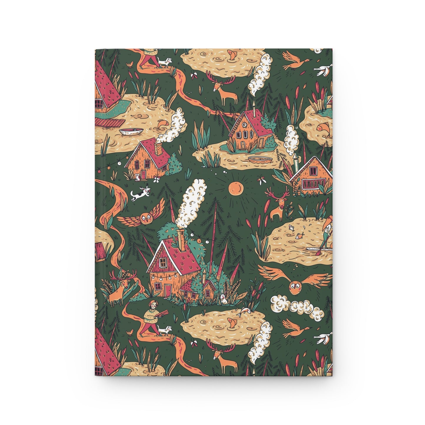 Goofy Campmates | Hardcover Journal - Durable Quality Notebook