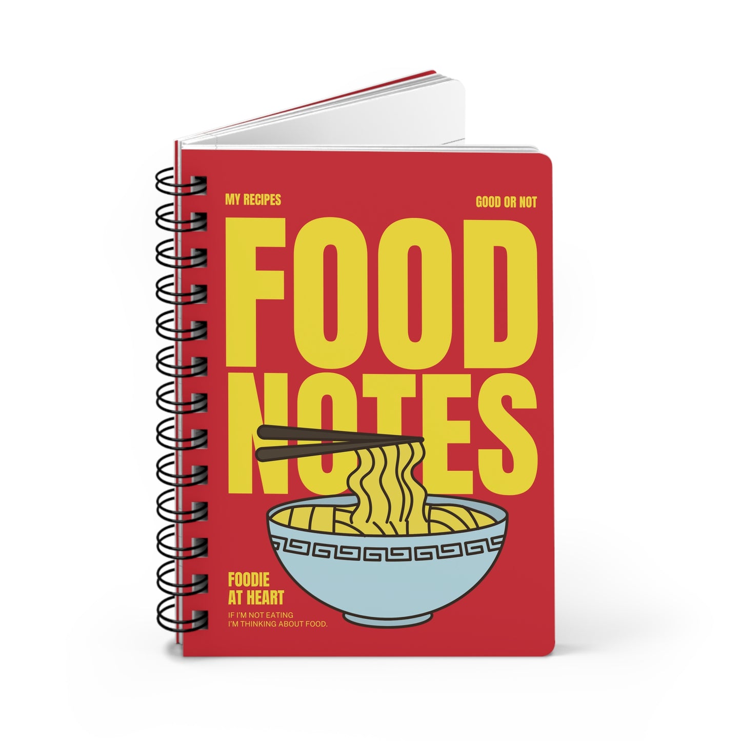 Good or Not: A Journal for Recipes| Spiral Bound Journal | Made In The USA