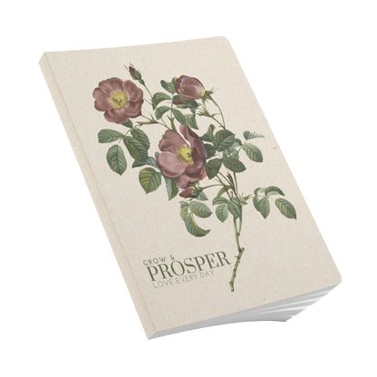 Grow & Prosper Vintage Floral | Softcover Premium Journal Notebook