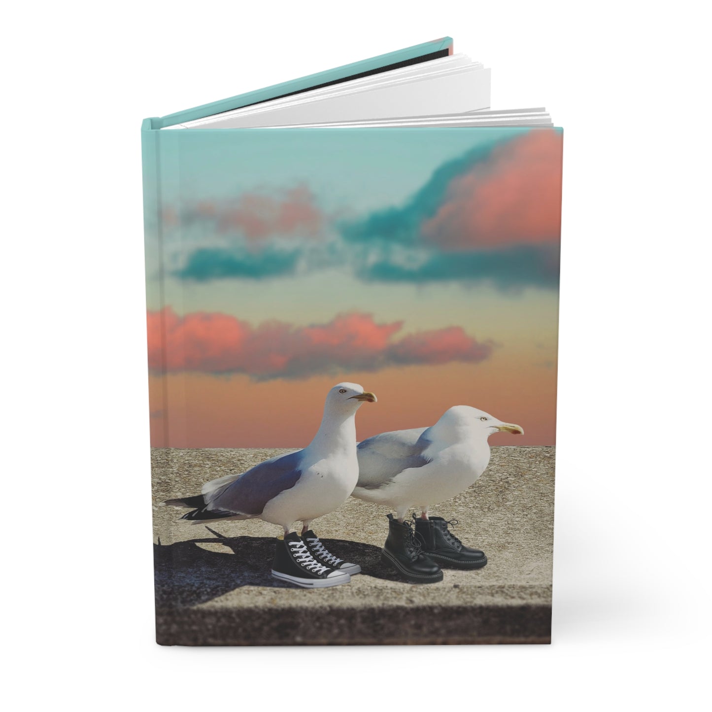 Shoed Seagull Gang | Hardcover Journal - Durable Quality Notebook