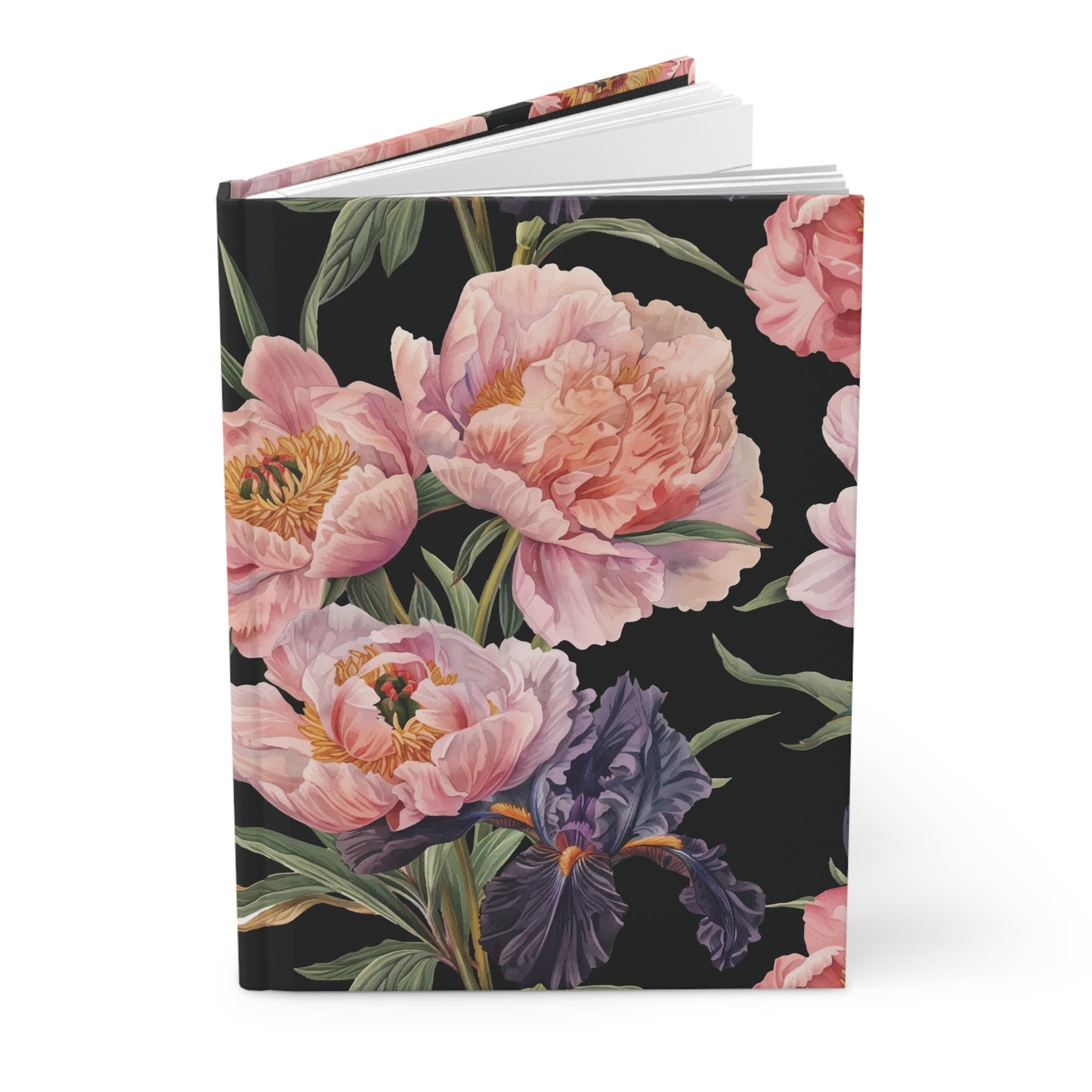 Vintage Garden Flowers  | Premium | Hardcover Journal Matte