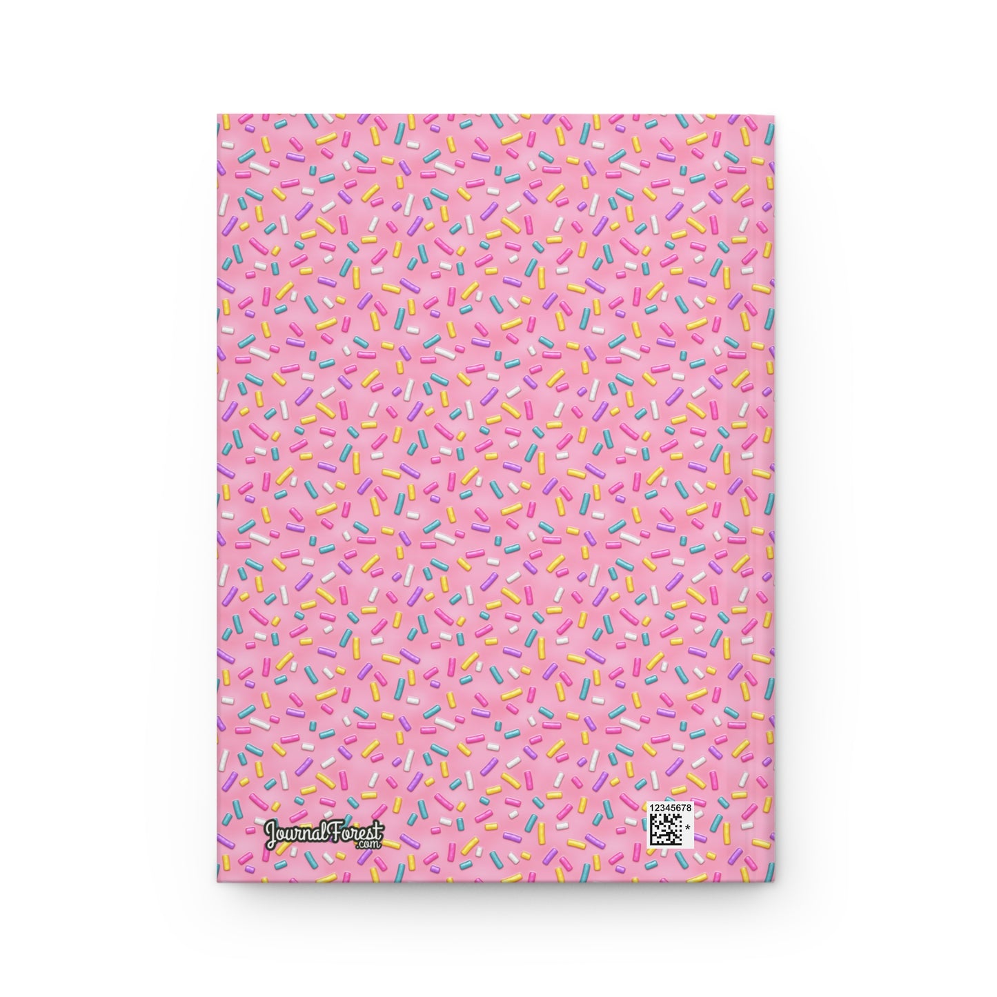 Pink Sprinkle Cake  | Hardcover Journal - Durable Quality Notebook