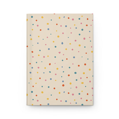 Colorful Polka Dot Party  | Premium | Hardcover Journal Matte