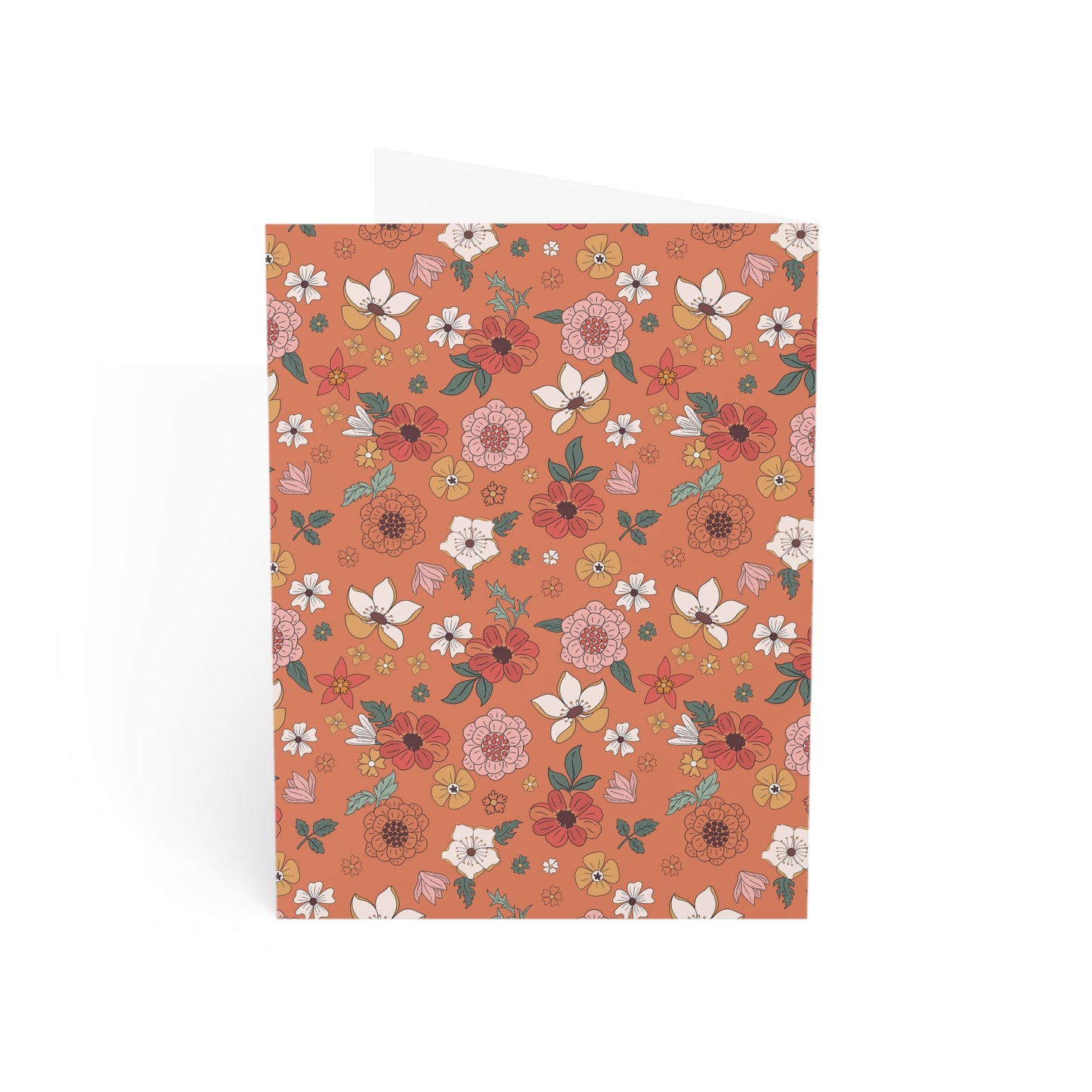 Floral Greeting Cards Set - 10pc