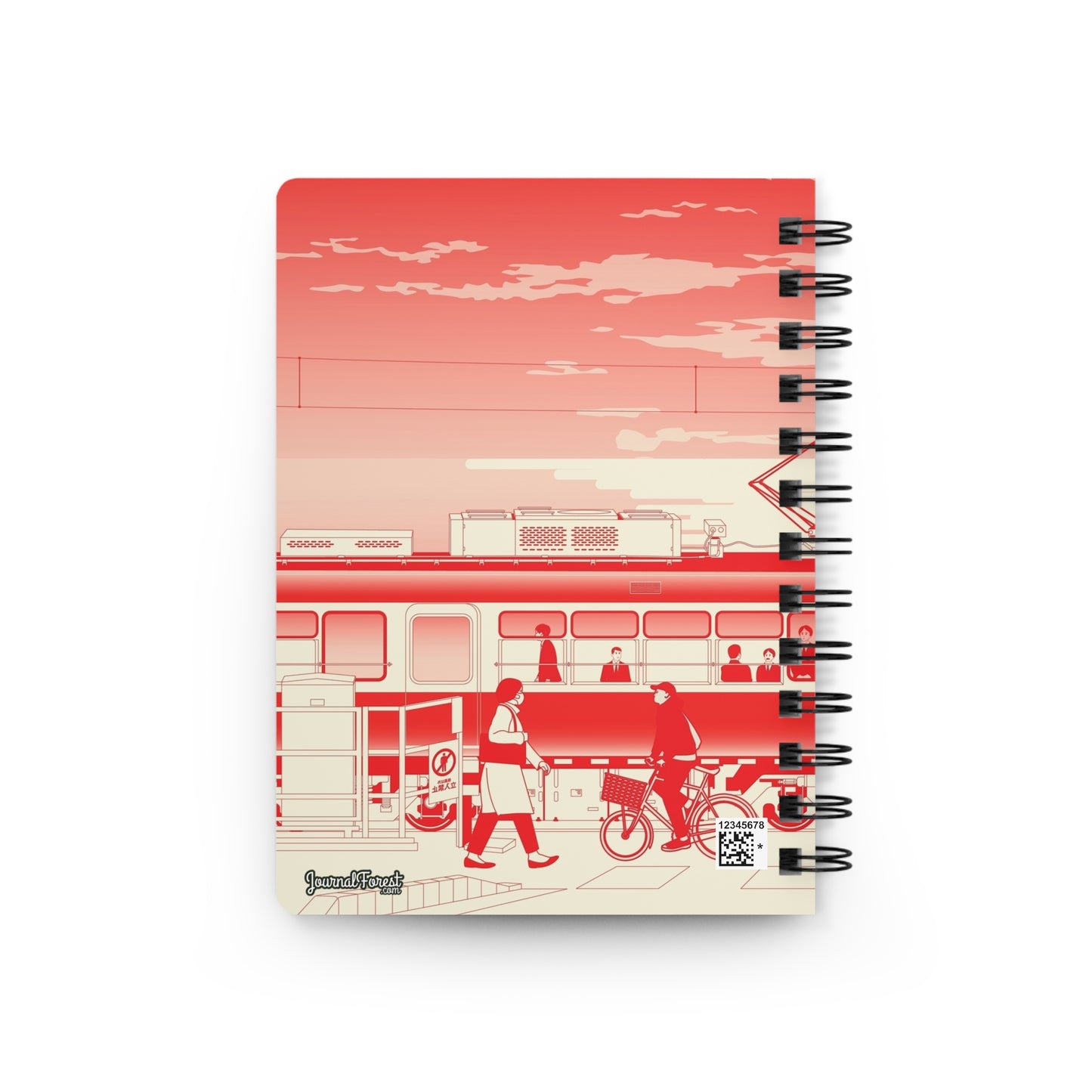 Retro Metro Dreams | Spiral Bound Journal | Made In The USA