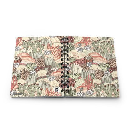 Tucson Cactus Desert  | Spiral Bound Journal | Made In The USA