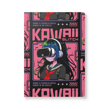 Anime Dreams: Kawaii Glitch | Softcover Premium Journal Notebook