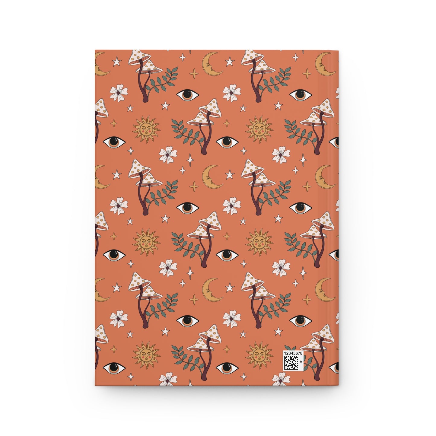 Boho Chic All Seeing Mushroom | Premium | Hardcover Journal Matte