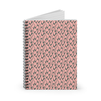 Boho Chic Rosevine Retreat | Spiral Bound Journal