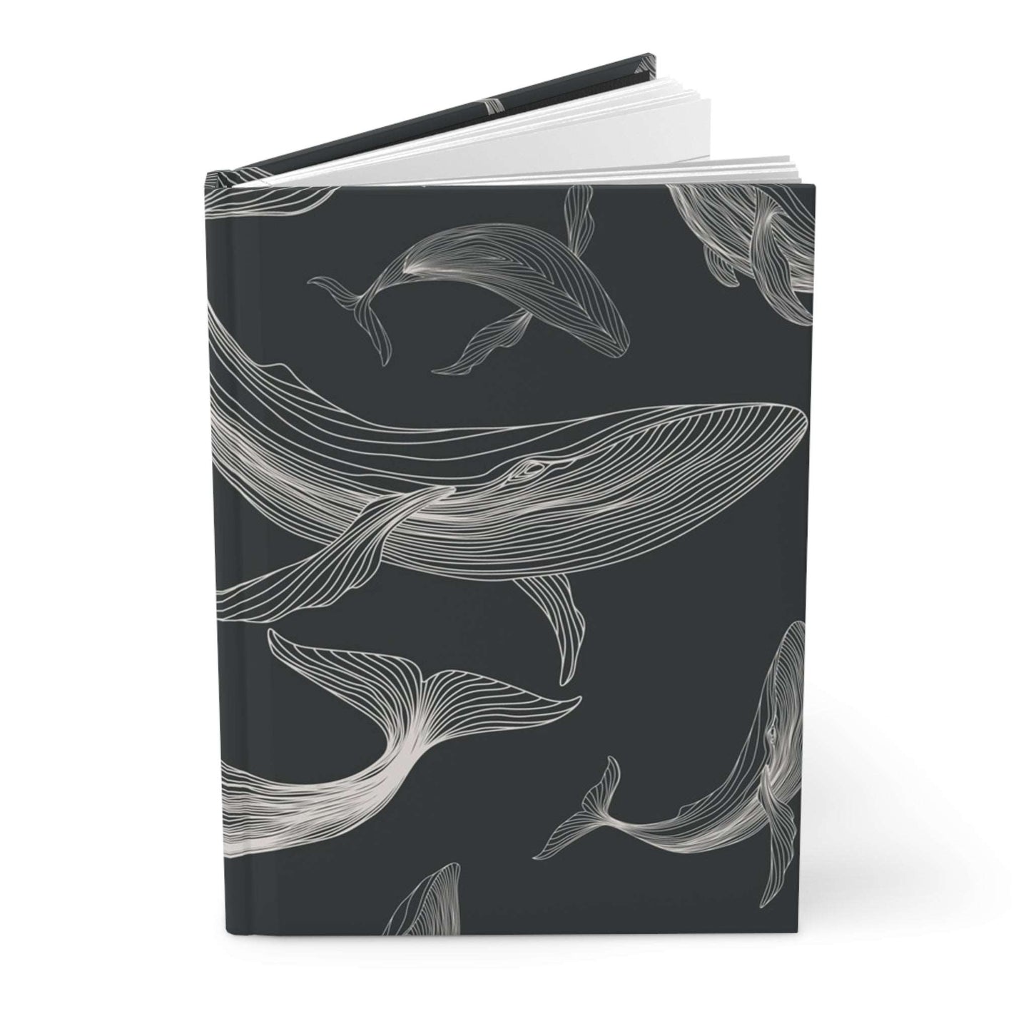 Wandering Whales | Hardcover Journal - Durable Quality Notebook