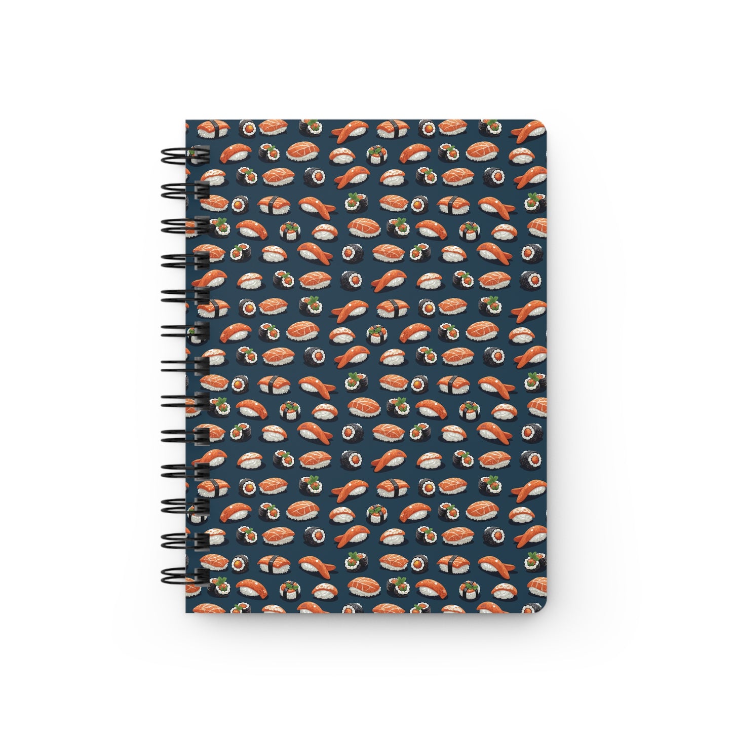 Sushi Nights Pattern | Spiral Bound Journal | Made In The USA