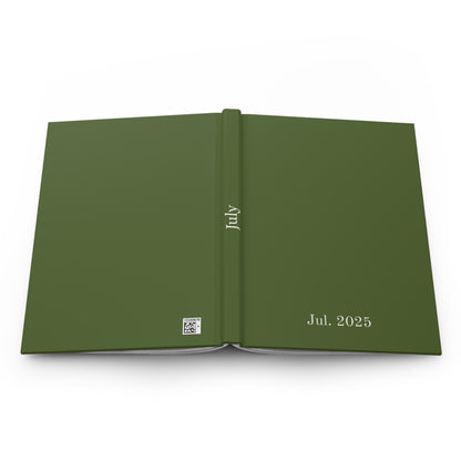 July 2025 Monthly Journal Set  | Hardcover Journal - Durable Quality Notebook