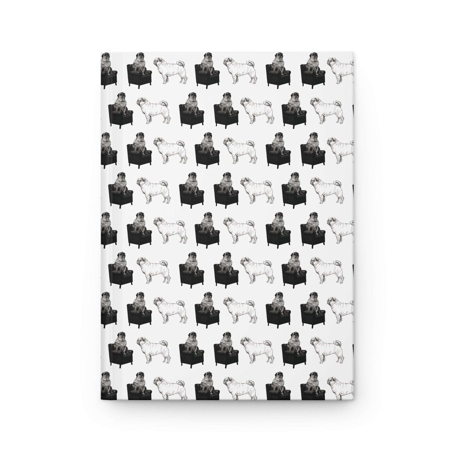 Pug Parade | Hardcover Journal - Durable Quality Notebook