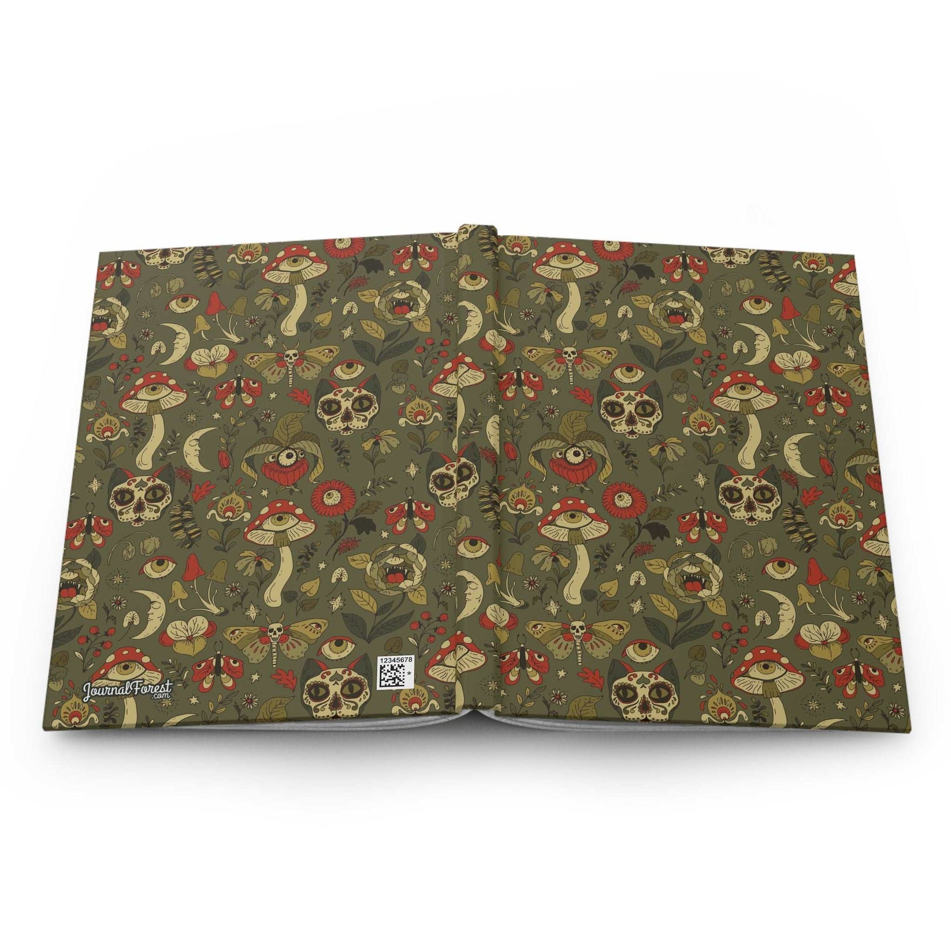 Mystic Mushroom | Hardcover Journal - Durable Quality Notebook