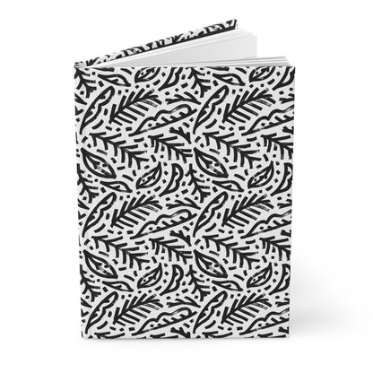 Block Pine Branches | Hardcover Journal - Durable Quality Notebook